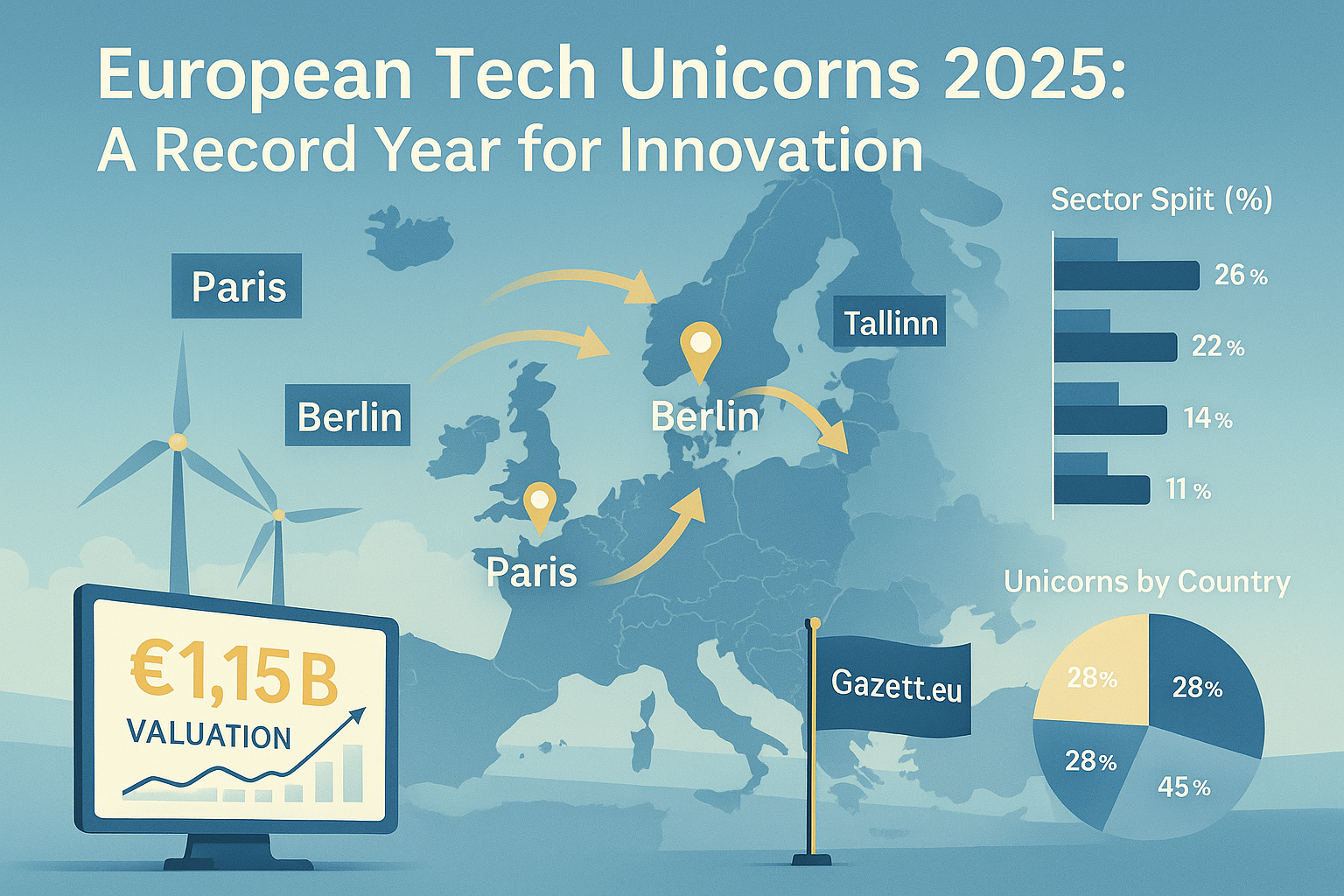 Europe Unicorn Map Sector Trends 2025