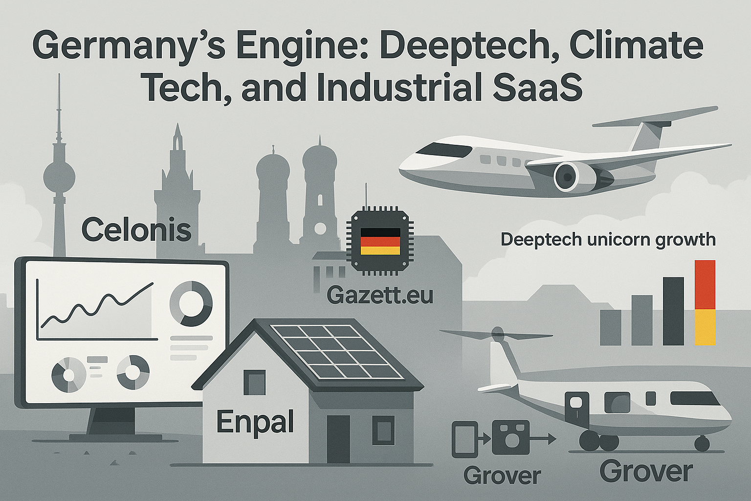 Germany Tech Unicorns Celonis Enpal Lilium Grover