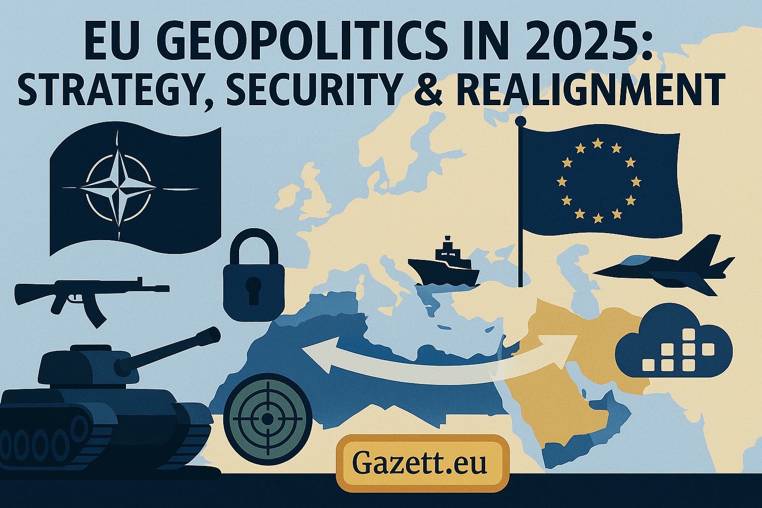 EU Geopolitics 2025 Map – Gazett.eu