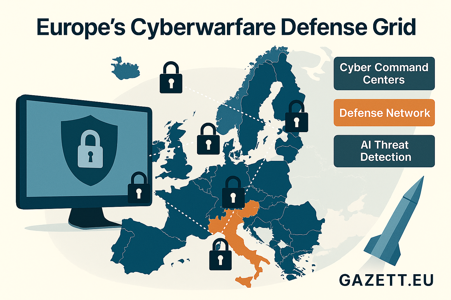 Cyberwarfare Europe 2025 Visual