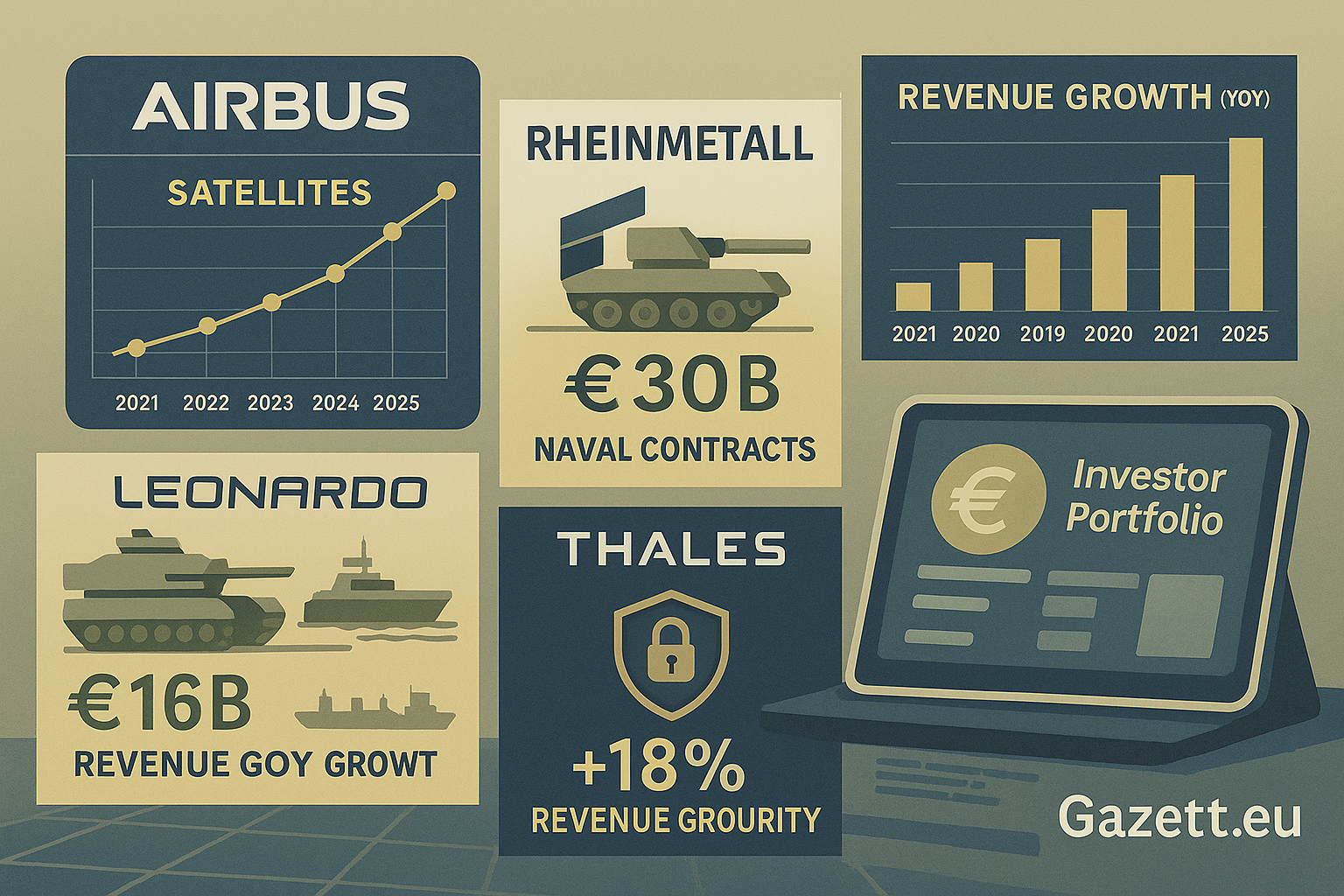 Europe Defense Financial Boom Revenues Orders Investments 2025