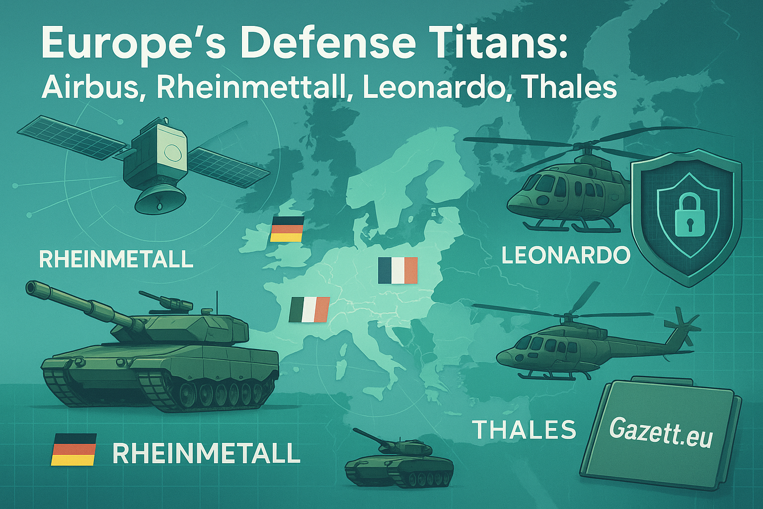 Europe Defense Titans Airbus Rheinmetall Leonardo Thales 2025