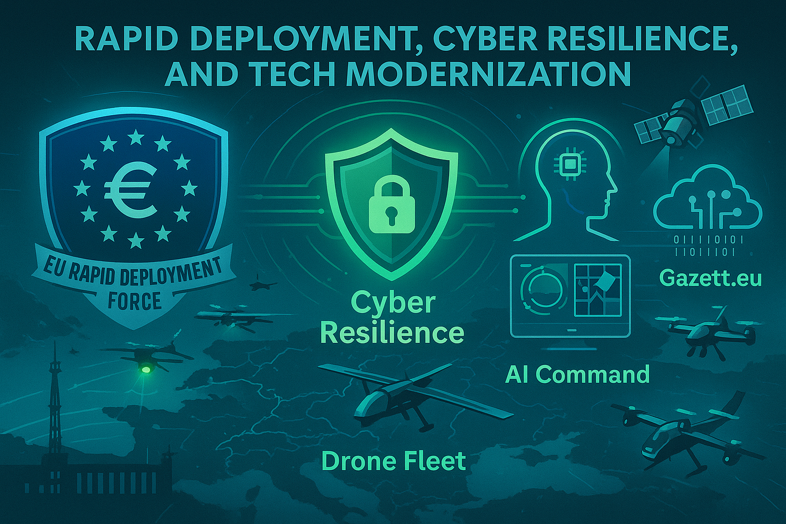 Rapid Deployment Cyber Defense EU Military 2025
