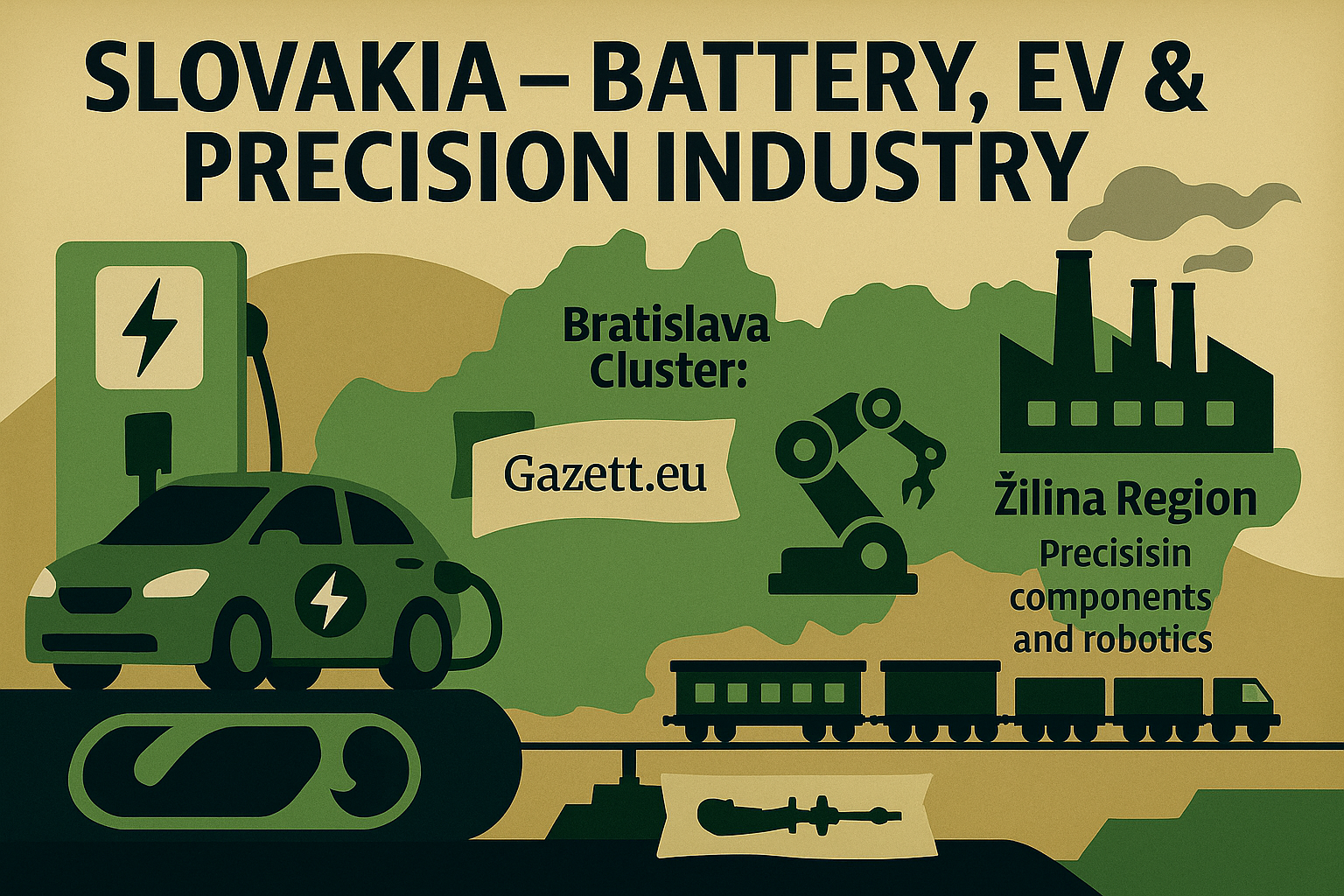 Slovakia EV and Battery Industrial Map 2025