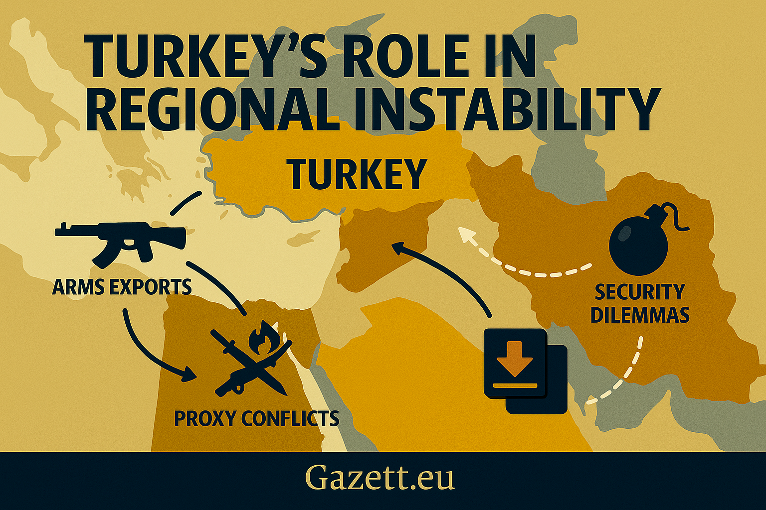 Turkey Regional Instability 2025 Map – Gazett.eu