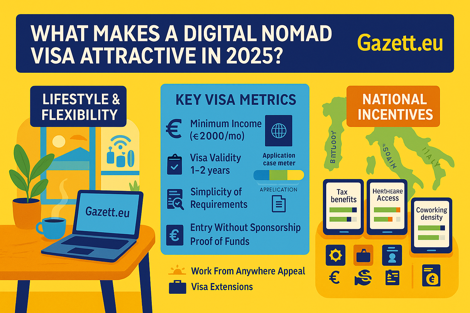 Digital Nomad Visa Requirements and Benefits – 2025