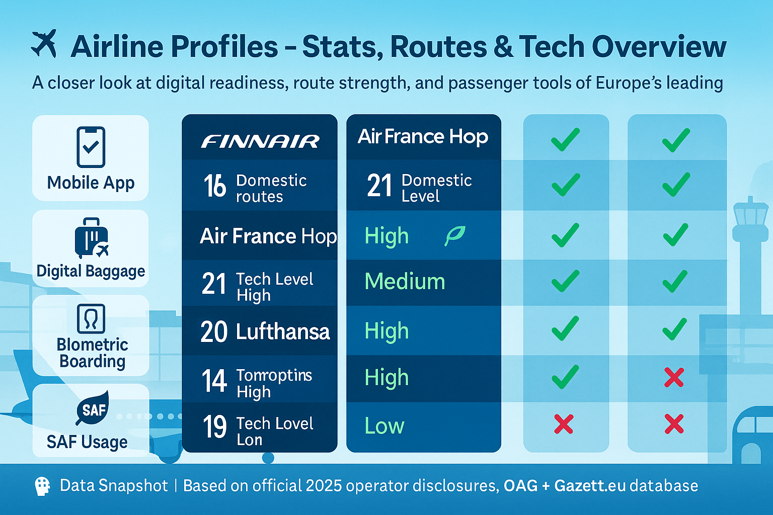 Domestic Airline Profiles Europe 2025