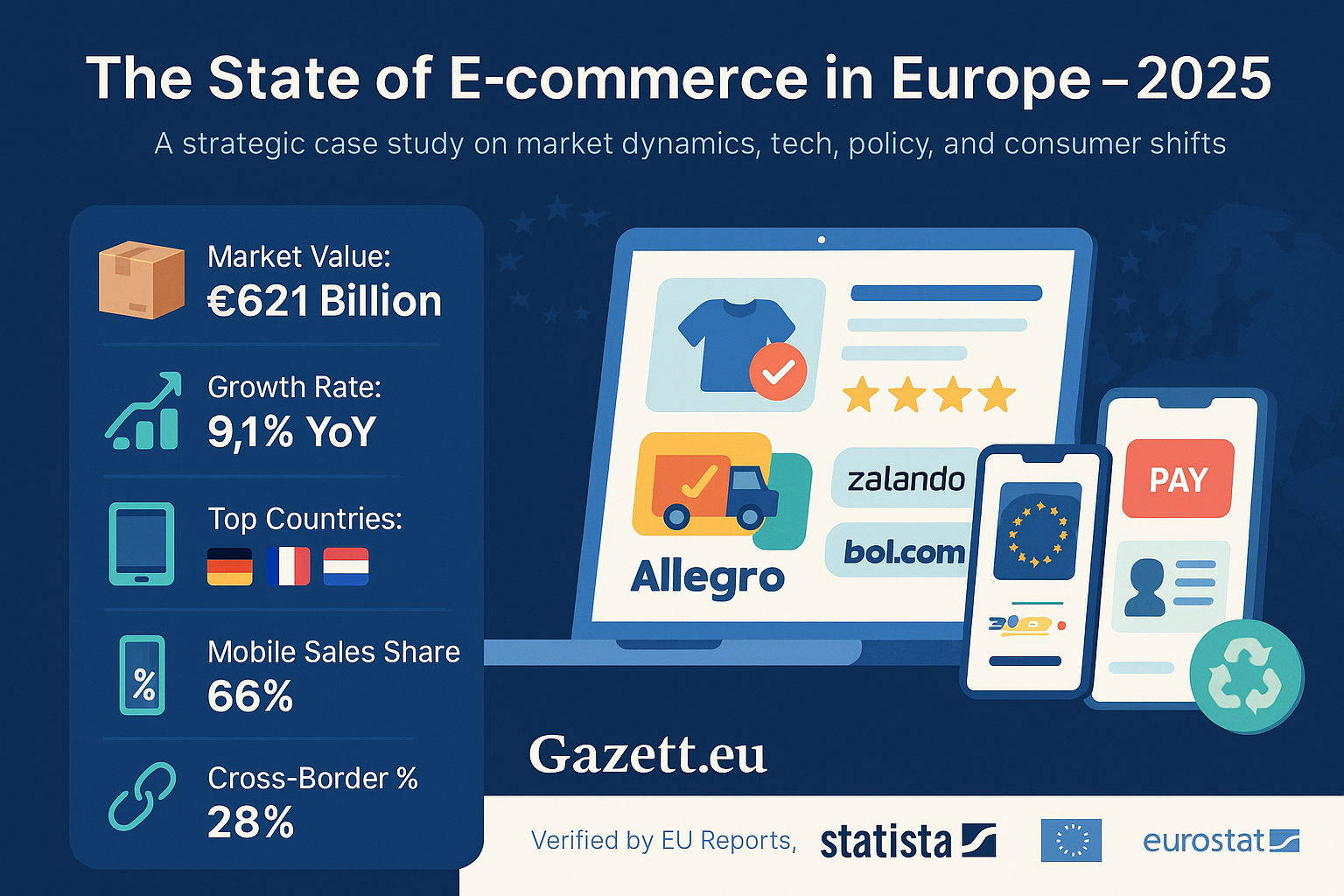 E-commerce in Europe 2025 โ Case Study Cover