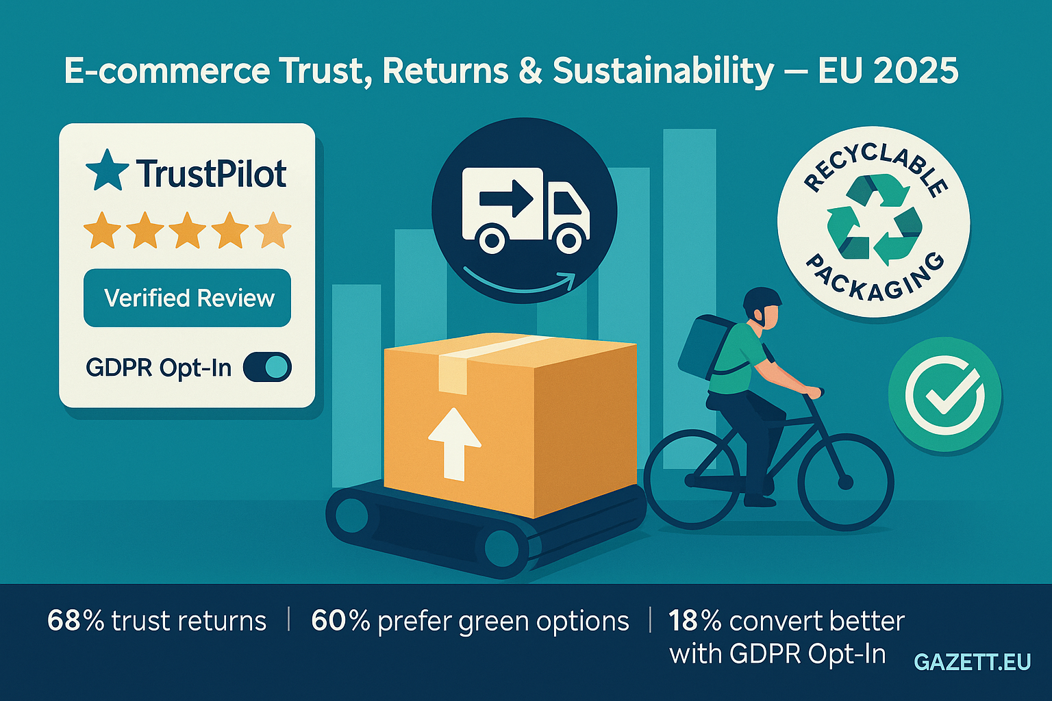 Consumer Trust, Returns & Sustainability in E-commerce โ Europe 2025