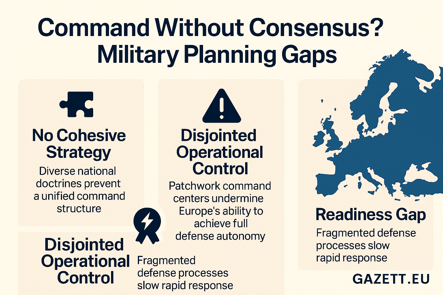 EU Command and Planning Weaknesses in Defense