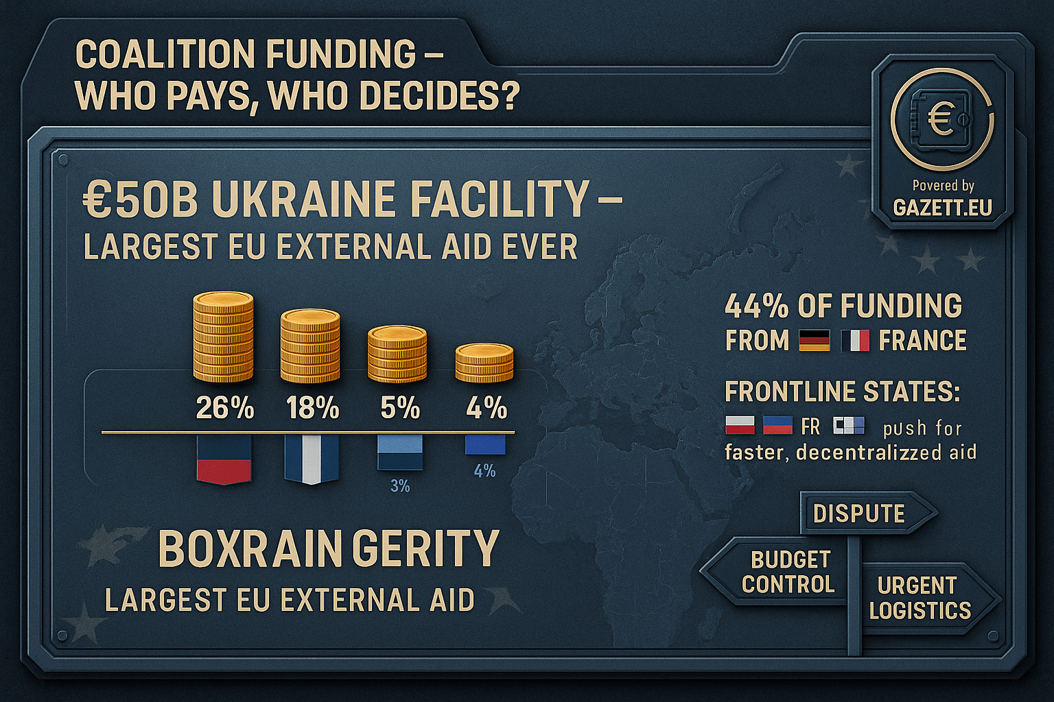 Ukraine Coalition Funding Breakdown 2025
