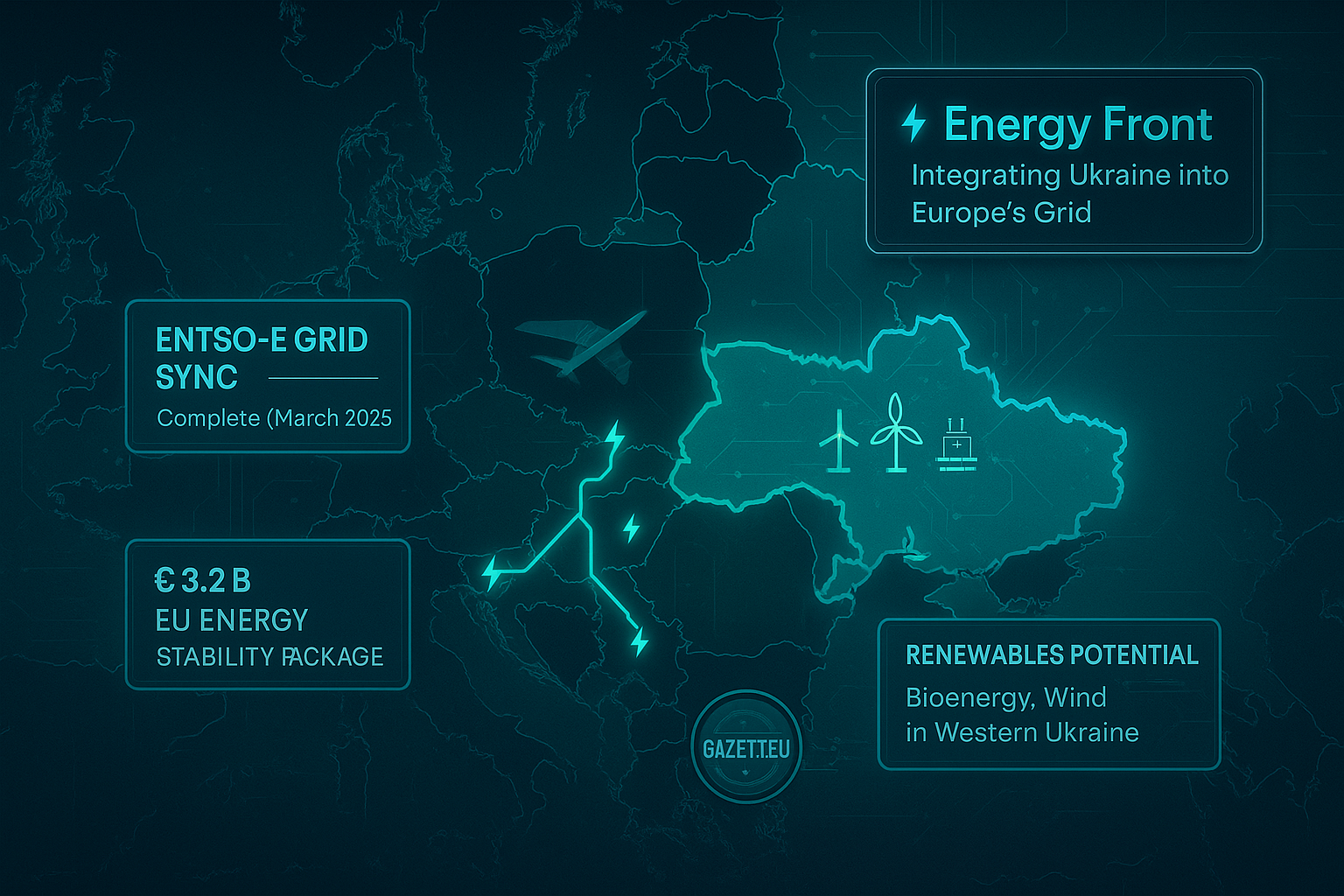 Ukraine EU Energy Grid 2025