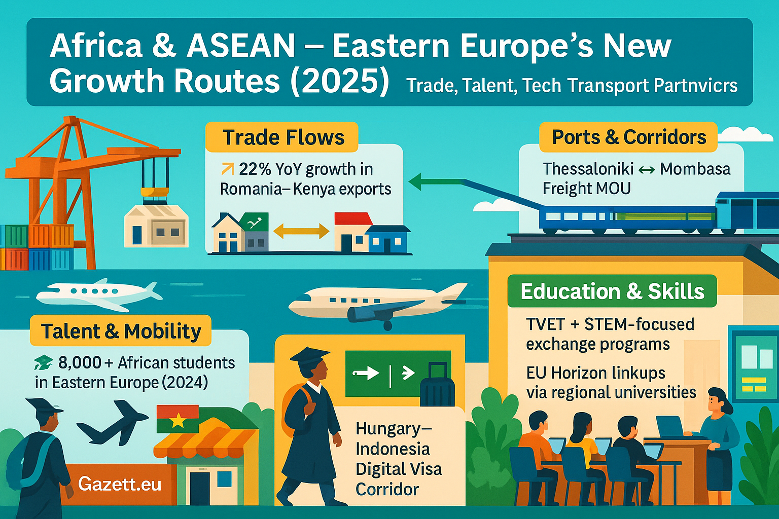 Eastern Europe Trade and Talent Mobility with Africa and ASEAN