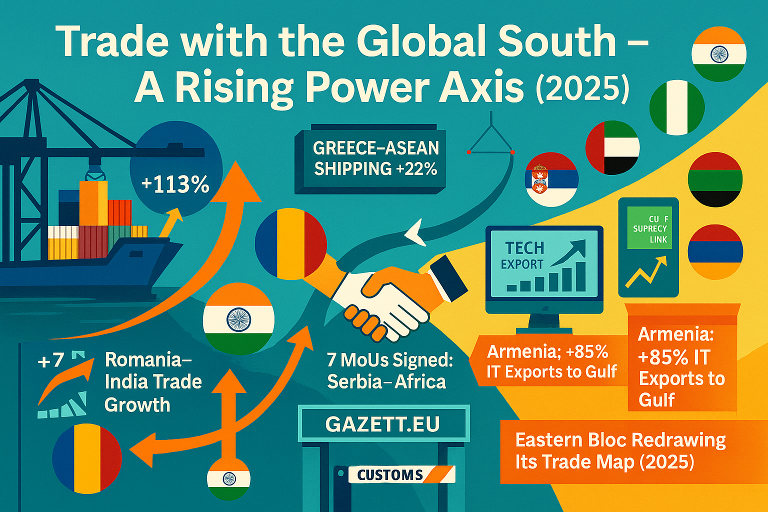 Eastern Europe trade with Global South – Data Graphic by Gazett.eu